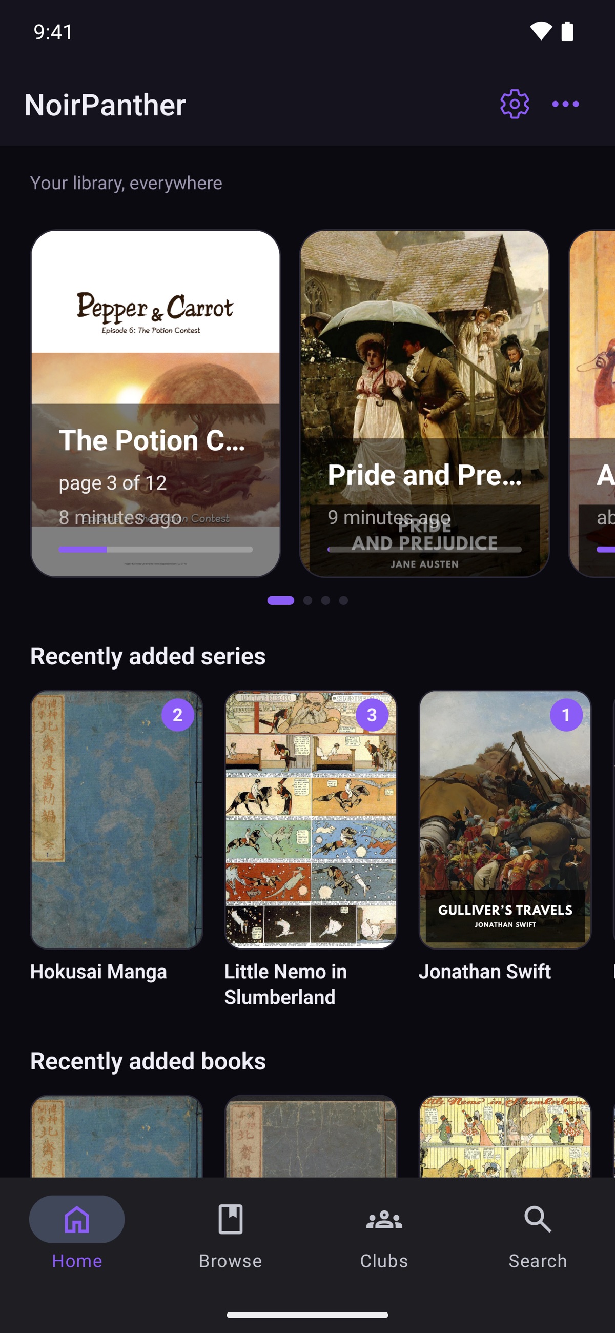 NoirPanther on Android